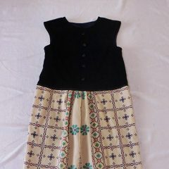 Tablecross Print Dress　